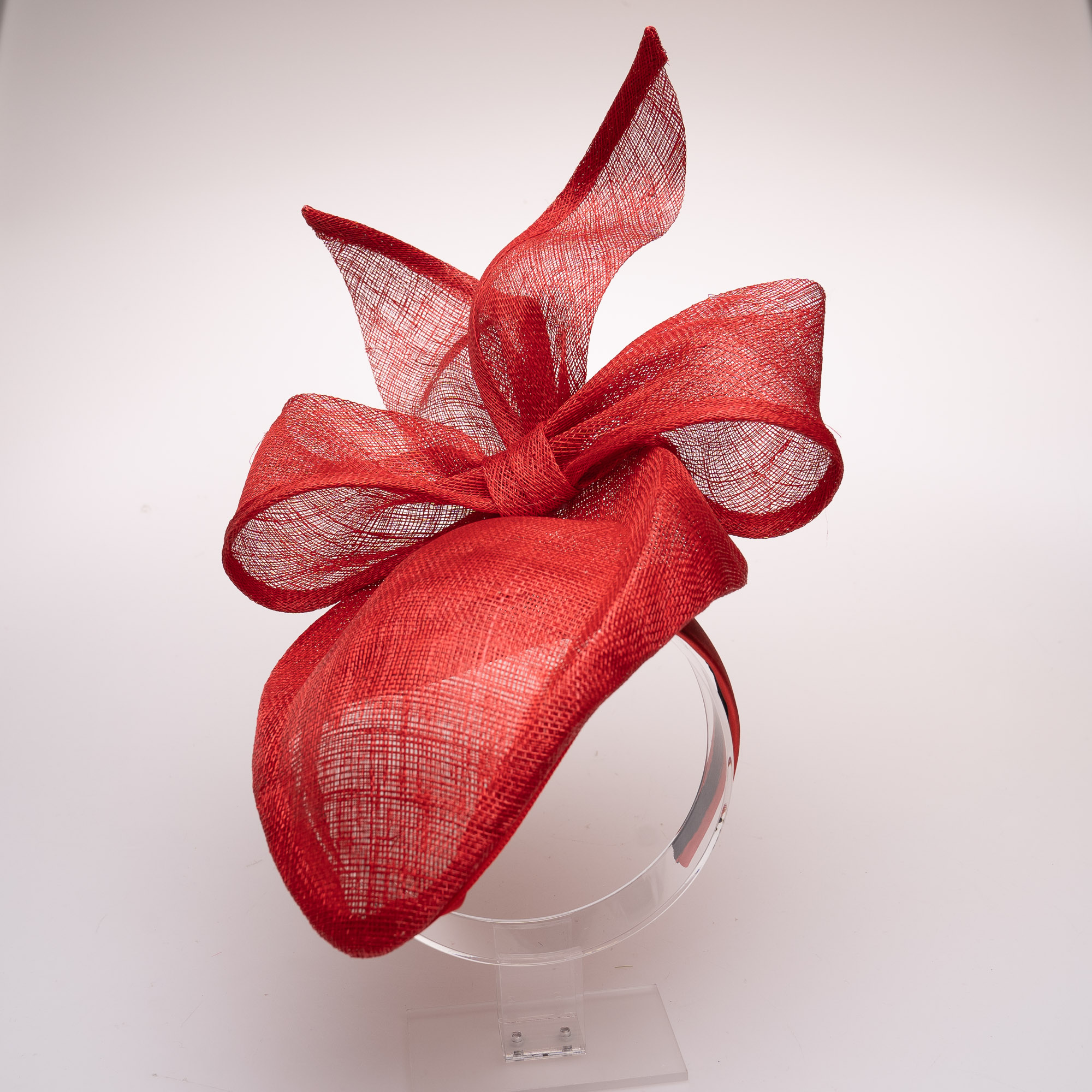 Big Bow In The Back Of The Sinamay Pillbox Fascinator Adding 