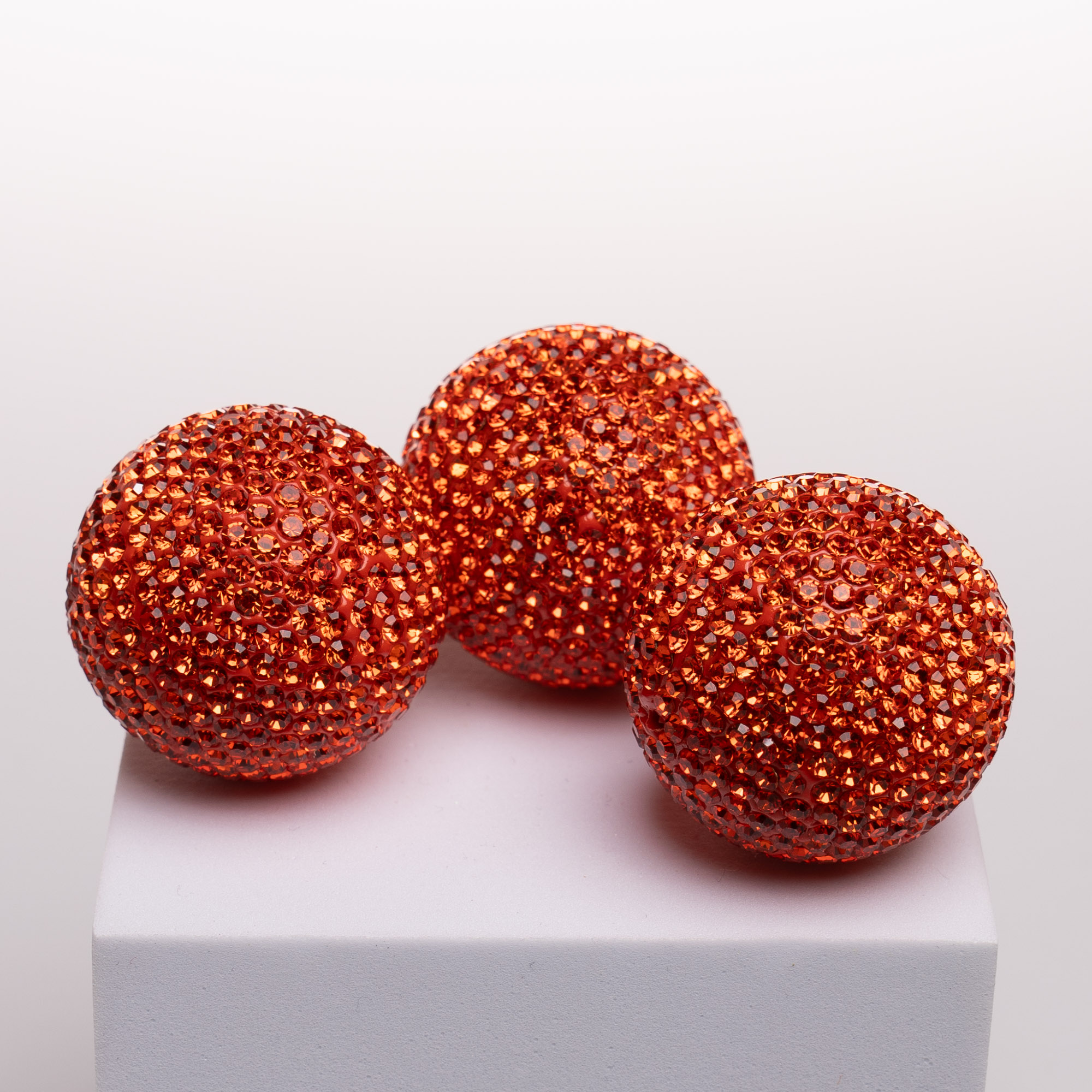 35Mm Rhinestone Glass Crystal Clay Ball | SUN YORKOS
