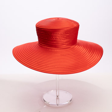 Pink Medium Up Brim Blocked Untrimmed Poly Hat Base | SUN YORKOS