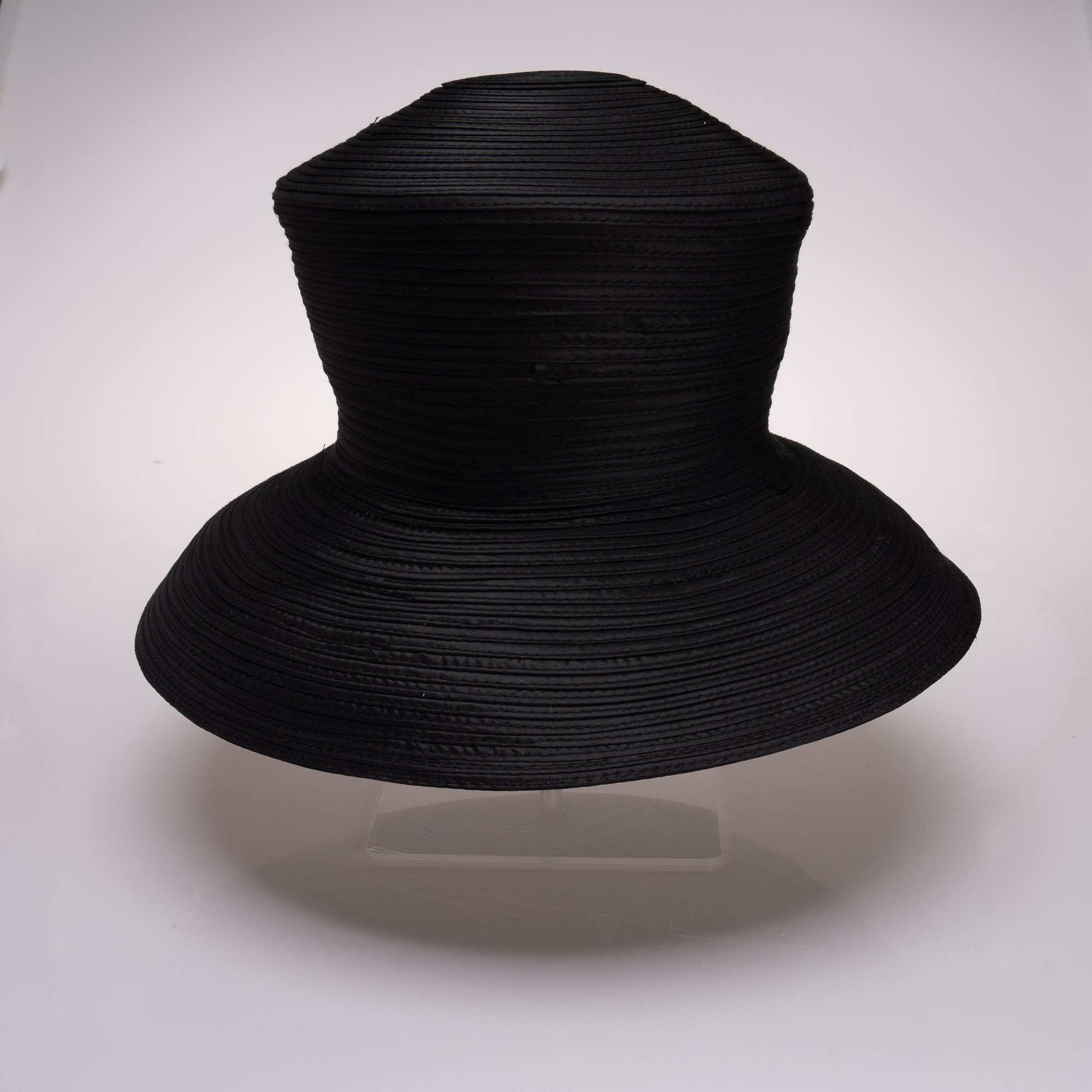 ★Opening Project★ Ribbon Tie Down Cap - Black Cap - OPENING PROJECT