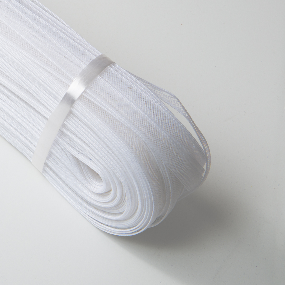 AD67-01PC White Open Weave Pp Straw Braid; 144YD