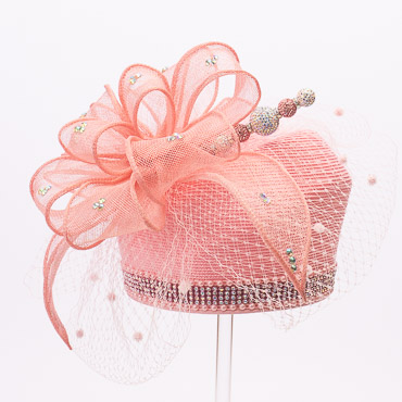 White Bow Birdcage Veils Headband Fascinator Cocktail Hats  display picture 2