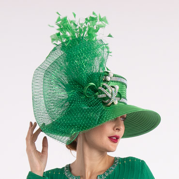 Lovely Church/Dress Hat by Ka Ky CO GLAKJGIY Church Dress Hat for Women Derby Tea Party Wedding  main image 4