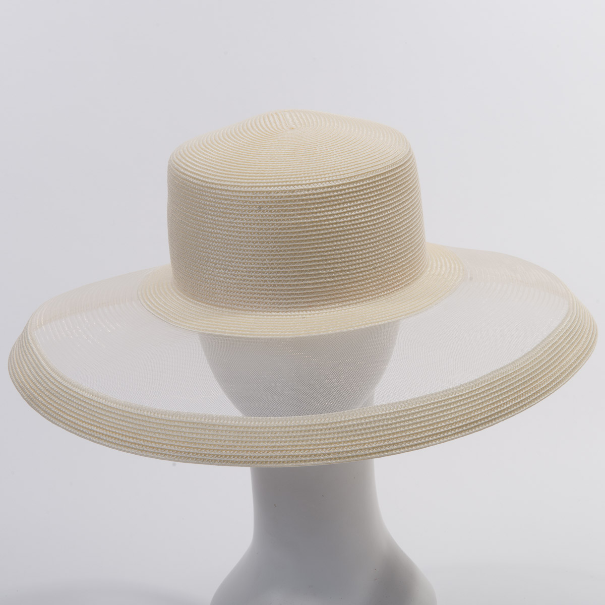 Black Wide Brim Sailor Boater Felt Plain Hats-W0116A-BLACK- Sun Yorkos