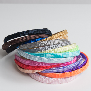 Black 4Mm Satin Ribbon Covered Wire Headband - Piece | SUN
