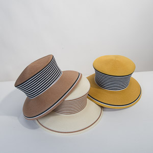 Polypropylene Blocked Plain Hat Base for Church Dress hats making