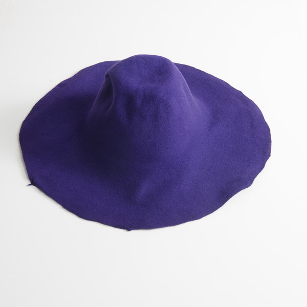 inches Brim Un-Blocked Purple Felt Hat Body-FM-AA-PURPLE-Sun