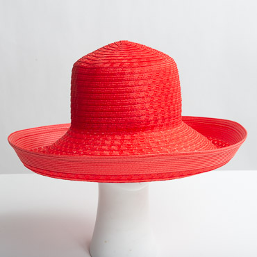 Coco Medium Brim Polypropylene Plain Hats-DY231R-S.8- Sun Yorkos
