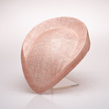 Winter White Wide Brim Round Crown Blocked Untrimmed Felt  display picture 2