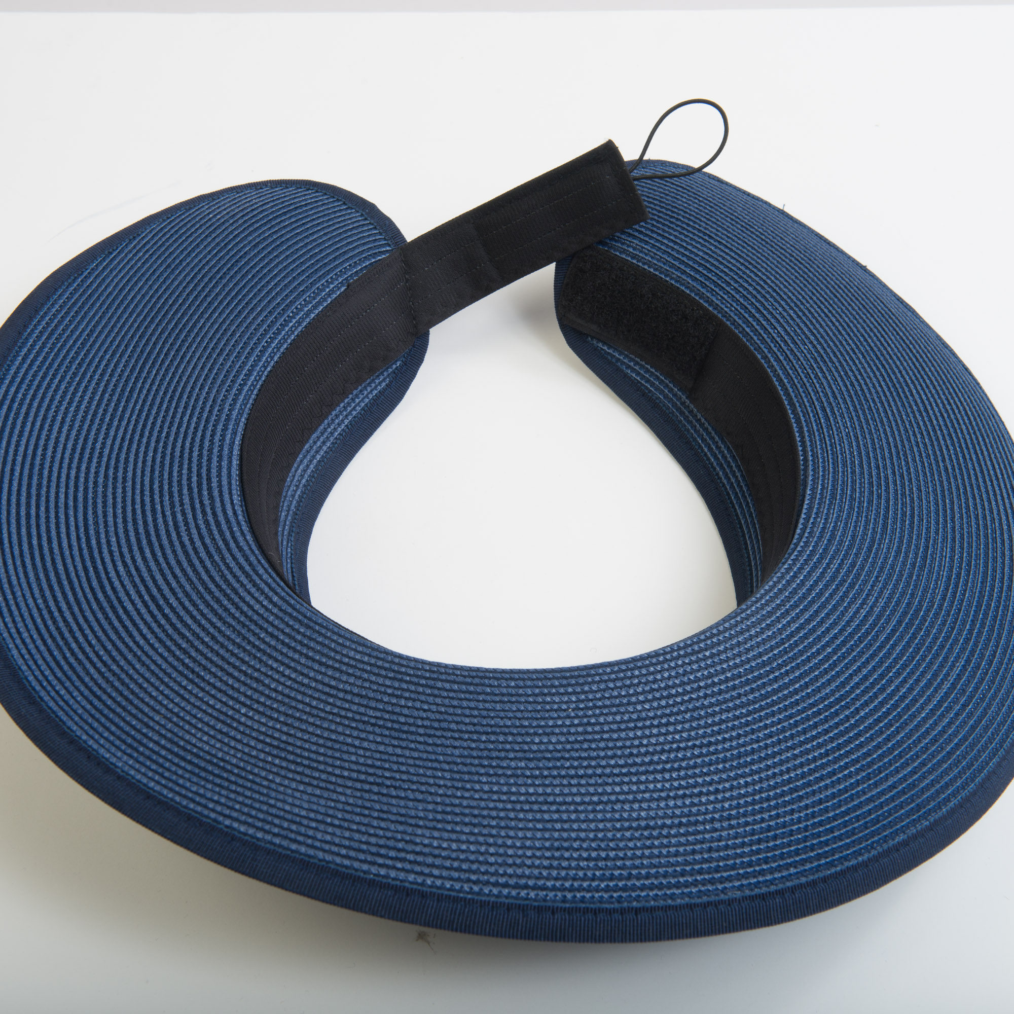 Navy 3 1/2 Inch Spring Wrap-Around Sun Visors | SUN YORKOS