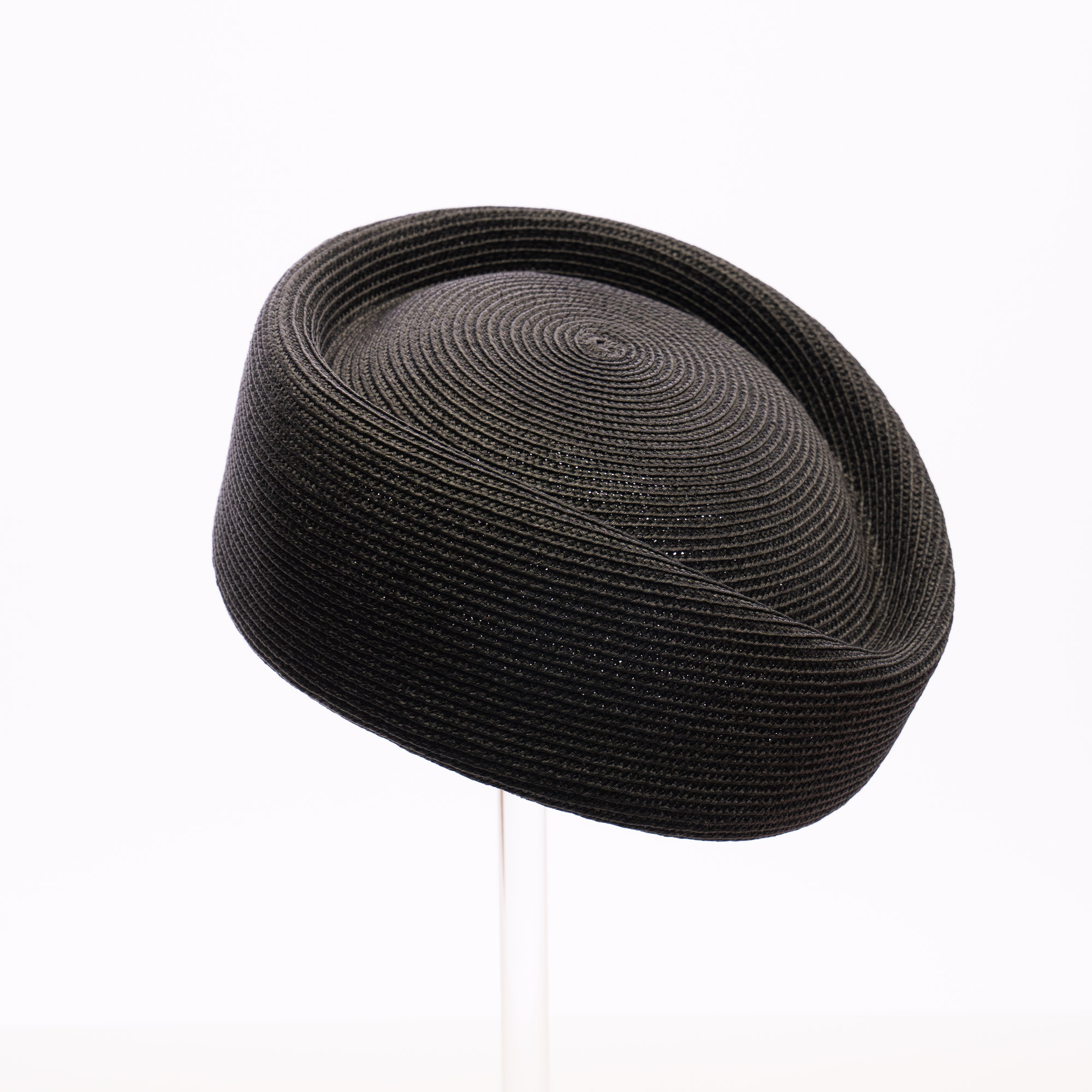 White Tear Shape Pillbox Plain Hats-UQ01R-0- Sun Yorkos | Zoria