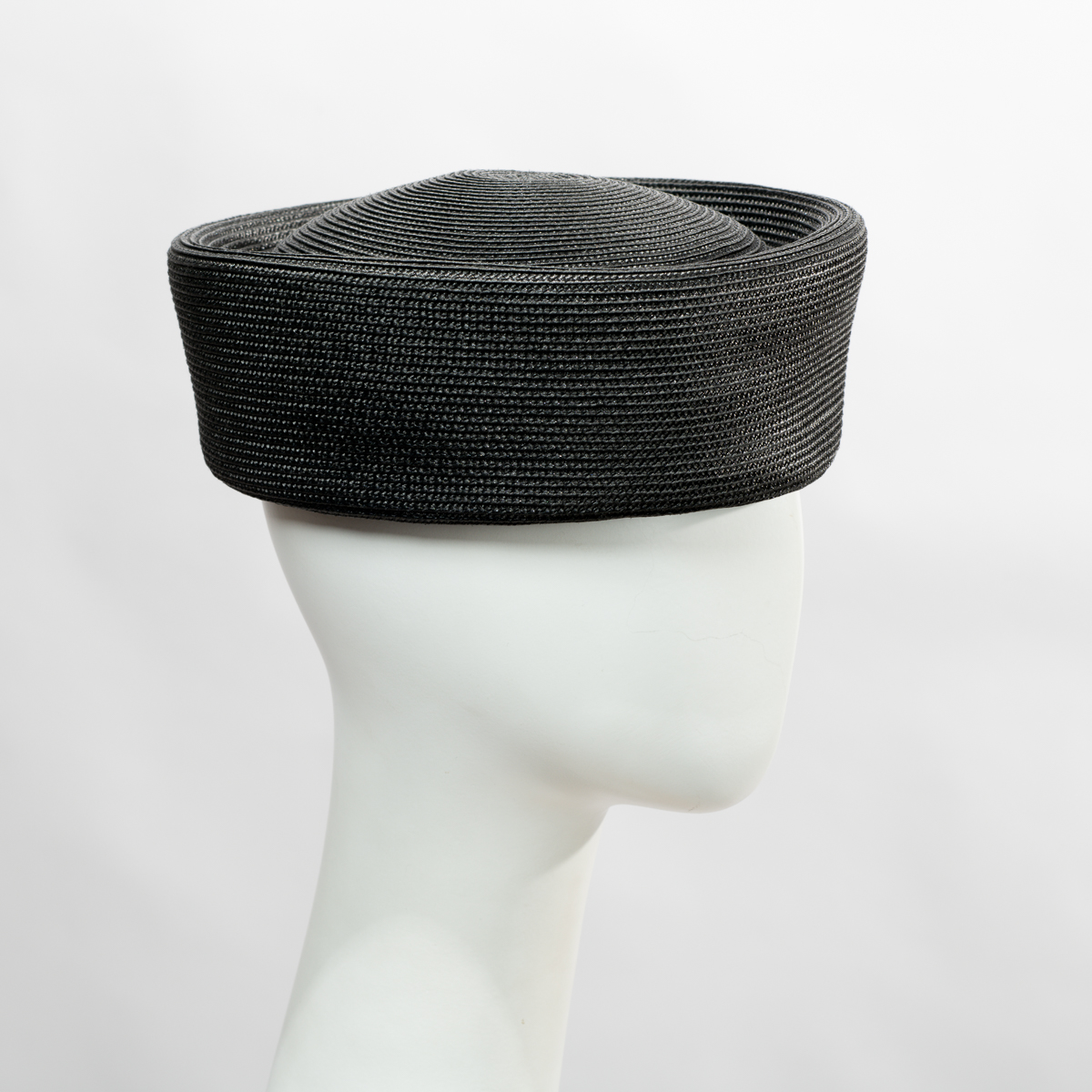 Black Rhinstone Cover Pillbox And Fancy Hat Pins