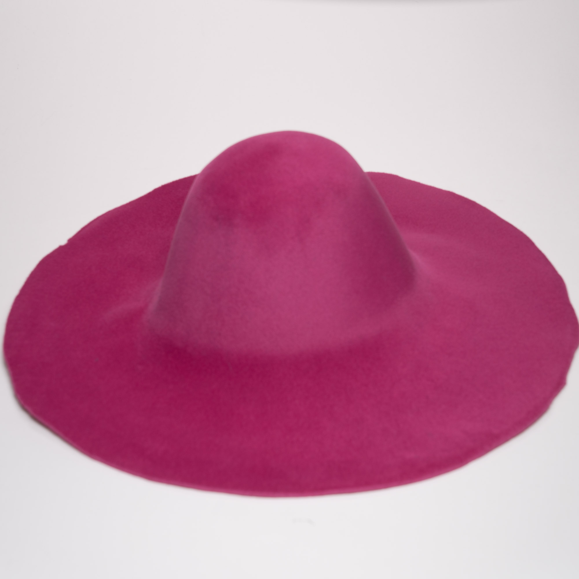 6 inches Brim Un-Blocked Purple Felt Hat Body-FM-N6-PURPLE-Sun Yorkos