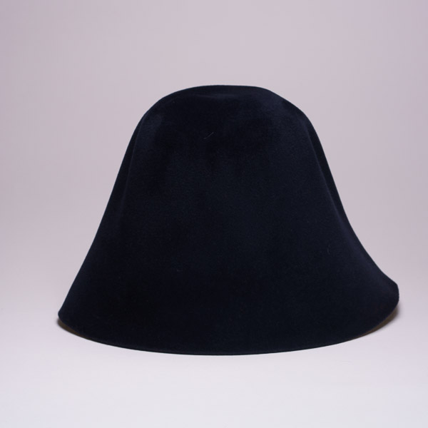 Rabbit Fur Felt Hood, Velour Finish