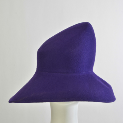 PURPLE Unisex Woolen Felt Solid Color Bandage Bowknot HAT s-l400.jpg main image 4