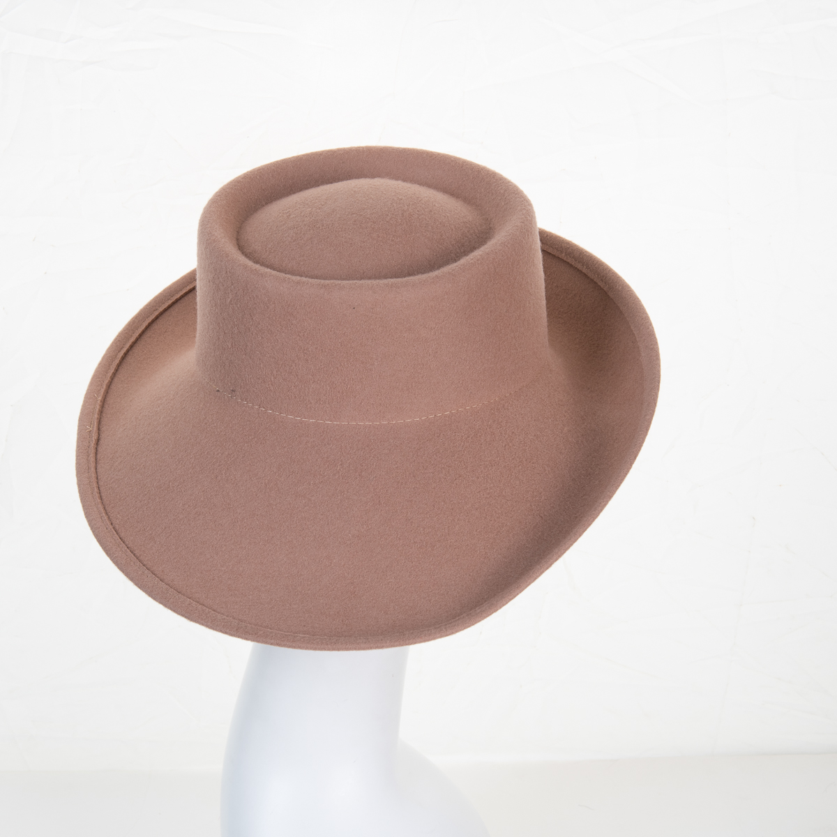 NWOT. Zara Camel 100% Wool Wide Brimmed Hat. ZARA Fedora Hat Women main image 3