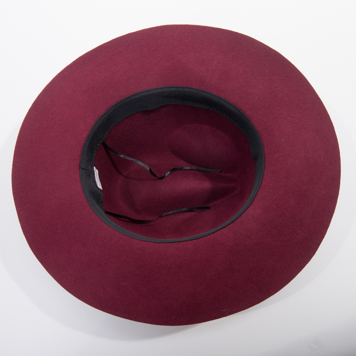 Brixton Wide Brim Wool Round Top Hat Womens‎ Small Burgundy/Wine Felt Ribbon Bow Brixton Fedora Hats for Women for sale | eBay main image 2