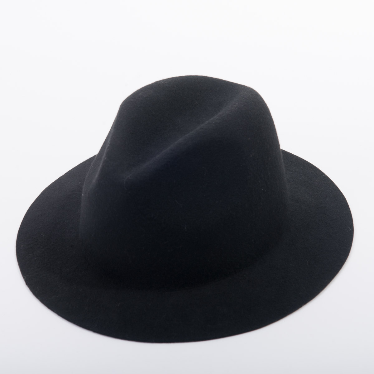 This was a plain felt fedora. The studs are metal and screwed in individually. Christys main image 2
