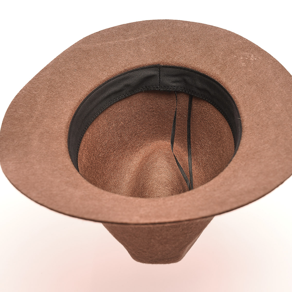 Mix Mink Medium Brim Fedora Felt Plain Hats-W0167A-MIX GREY Mix Mink Medium Brim Fedora Felt Plain Hats-W0167A-MIX GREY