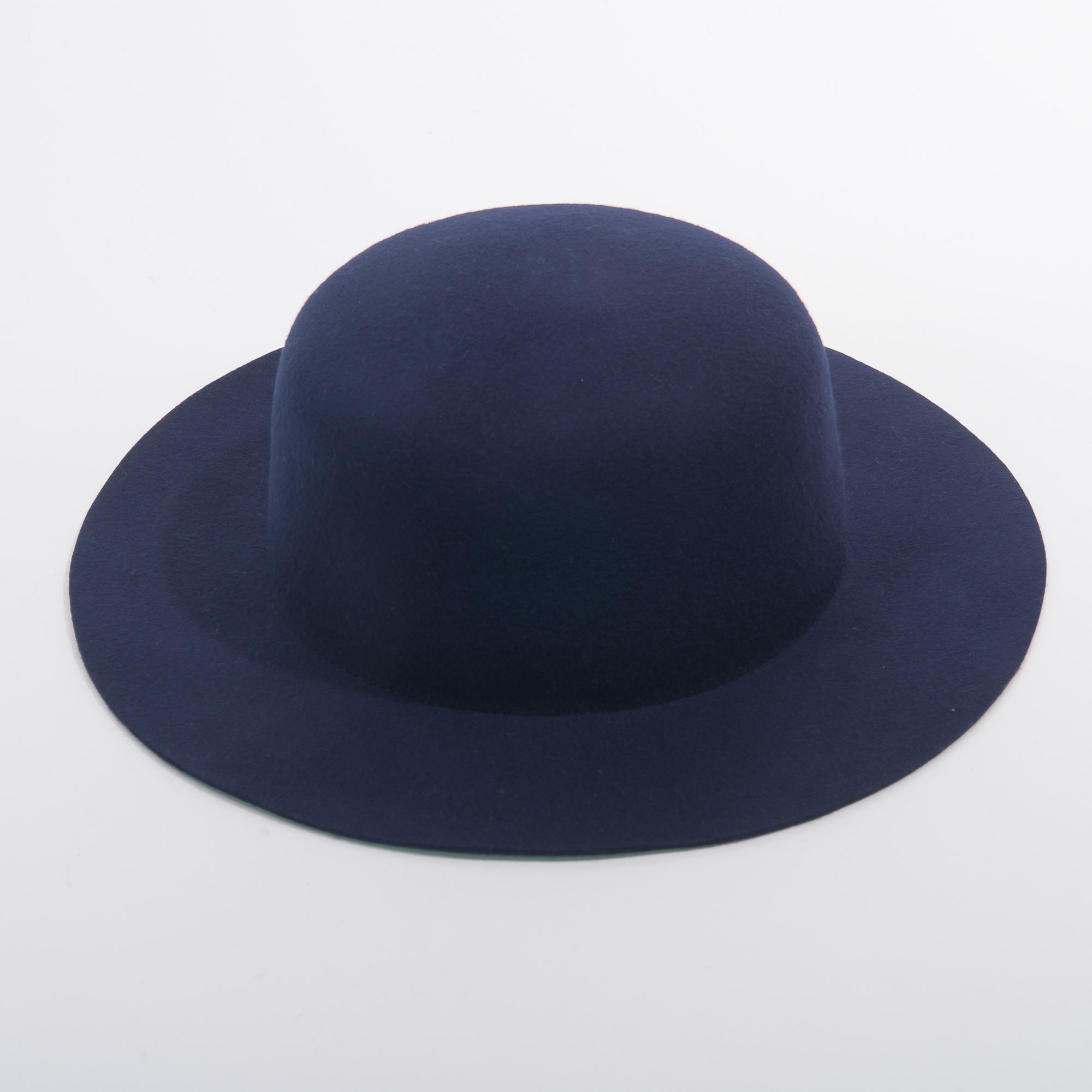 Navy Medium Sailor Blocked Untrimmed Felt Hat Base - Sun  display picture 3