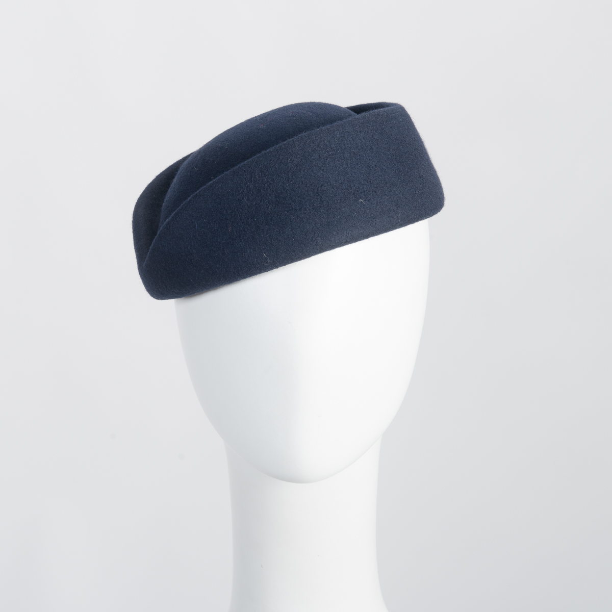 Cristaseya - Hare fur felt hat 【元箱あり】 W0171 Wool Blocked Untrimmed Pillbox Felt Hat Base-Sun