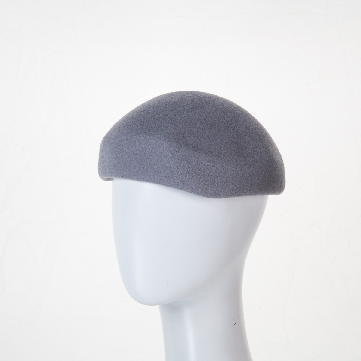 Grey Beret Pillbox Wool Felt Hat Base - Sun Yorkos | Zoria